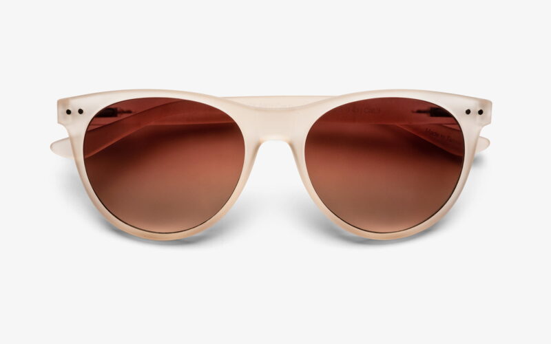 B+D Cat Eye XL Bone Front